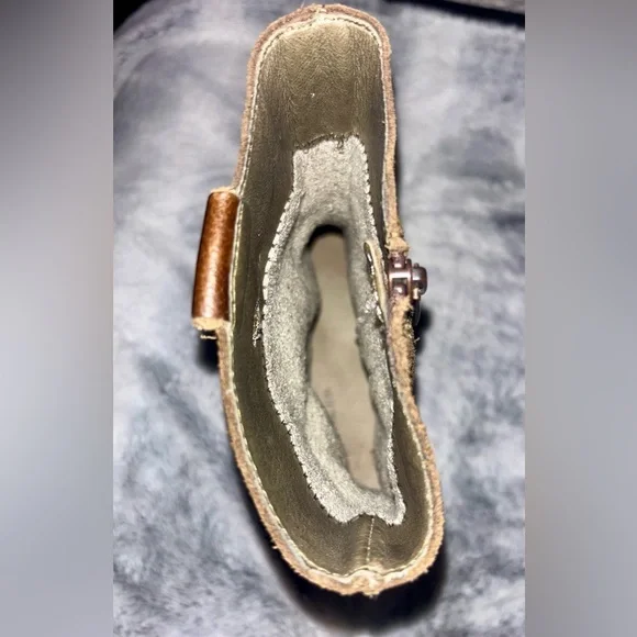 El Naturalista Leather & Suede Ankle Boots women's size l0 - Picture 8 of 11